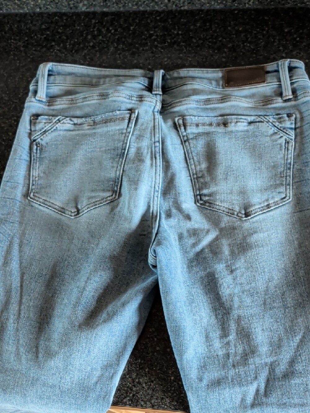 Buckle Women’s Skinny Jeans - Light Blue & Dark Blue (Pair) - Picture 4 of 9